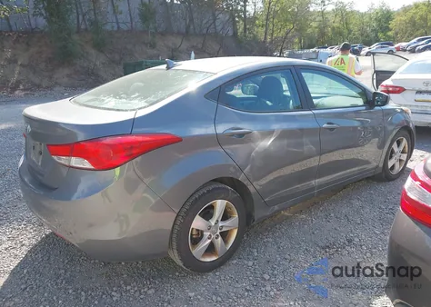 2013 Hyundai Elantra Gls from USA, damaged, VIN 5NPDH4AEXDH207029